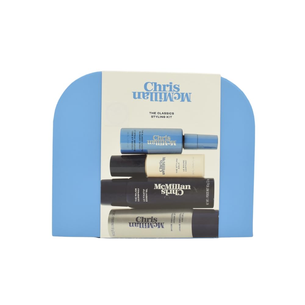 Chris McMillan The Classics Styling Kit with HS3 Complex, Travel Size, Heat Protection