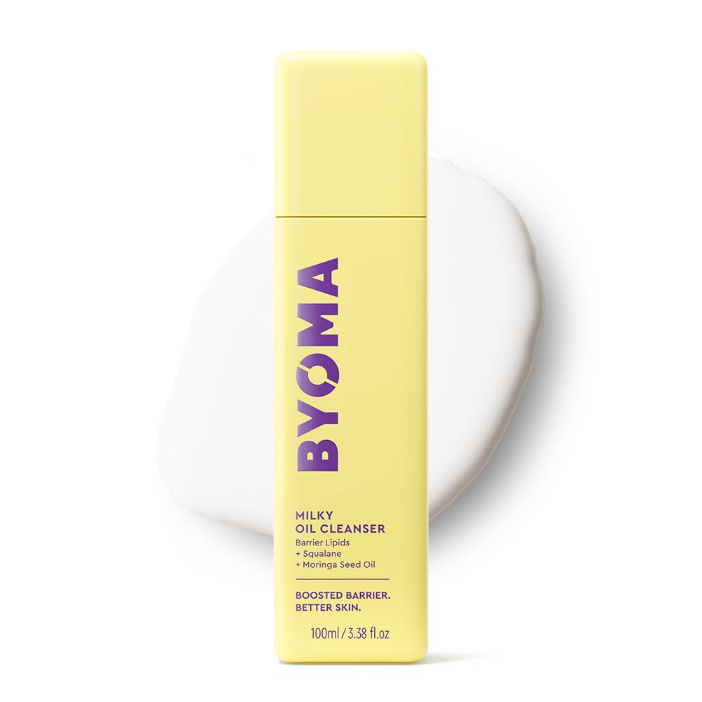 BYOMA Milky Oil Cleanser - Hydrating Facial Cleanser for Skin Barrier Repair - Tri-Ceramide Face Wash for Sensitive Skin & All Skin Types - Deeply Beauty and Personal Care BYOMA