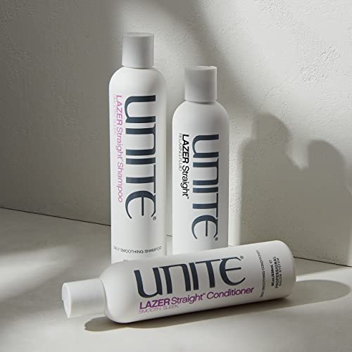 UNITE Hair - LAZER Straight Conditioner - Frizz-Defying & Smoothing Conditioner - Hydrates, Tames, & Adds Shine to Thick, Coarse, or Unruly Hair