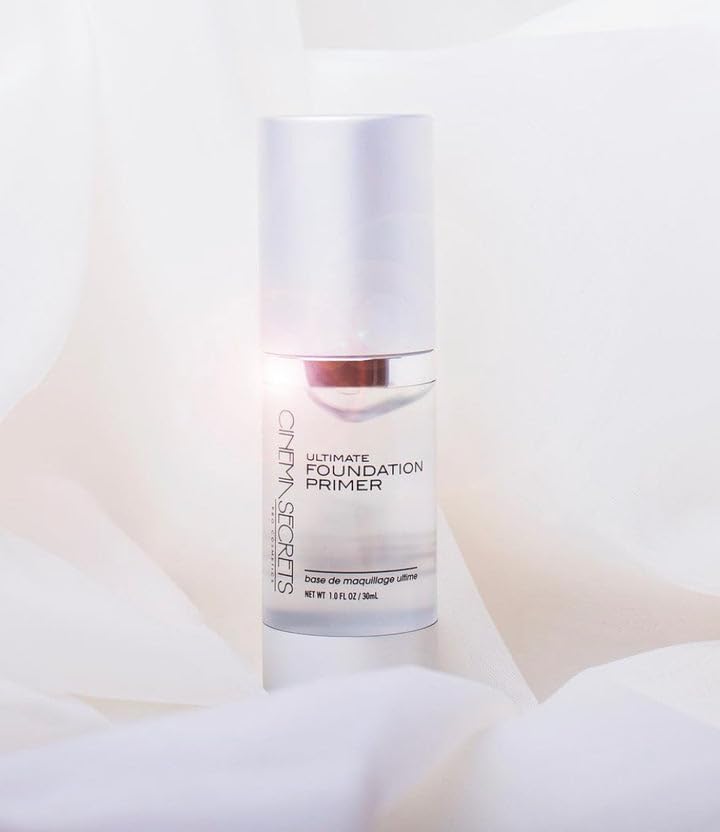 Cinema Secrets Ultimate Foundation Primer - Lightweight Silicone-Based Primer with Vitamins A & E, Hydrating & Smoothing, Preps Skin for Flawless