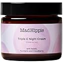 Mad Hippie Triple C Night Cream - Face Moisturizer, Skin-Brightening, Anti-Aging Skin Care with 3 Forms of Vitamin C, 2.1 Oz