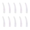100 Pcs Clear Tweezer Point Protectors Cap Tweezer Tip Protective Covers Stopper