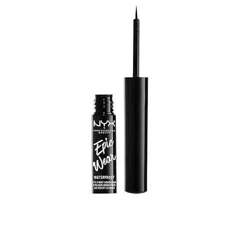 NYX PROFESSIONAL MAKEUP Epic Wear Liquid Liner, Long-Lasting Waterproof Eyeliner - Black