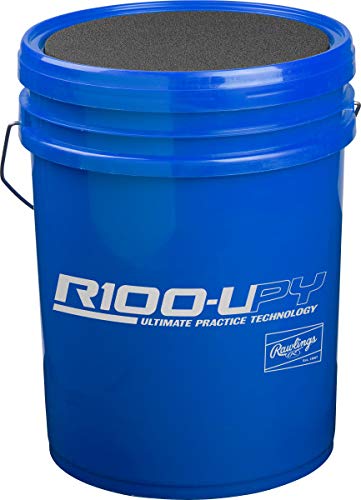 Rawlings | ULTIMATE PRACTICE TECHNOLOGY Baseballs | R100-UPY | Youth/14U | 6 Gallon Bucket | 30 Count