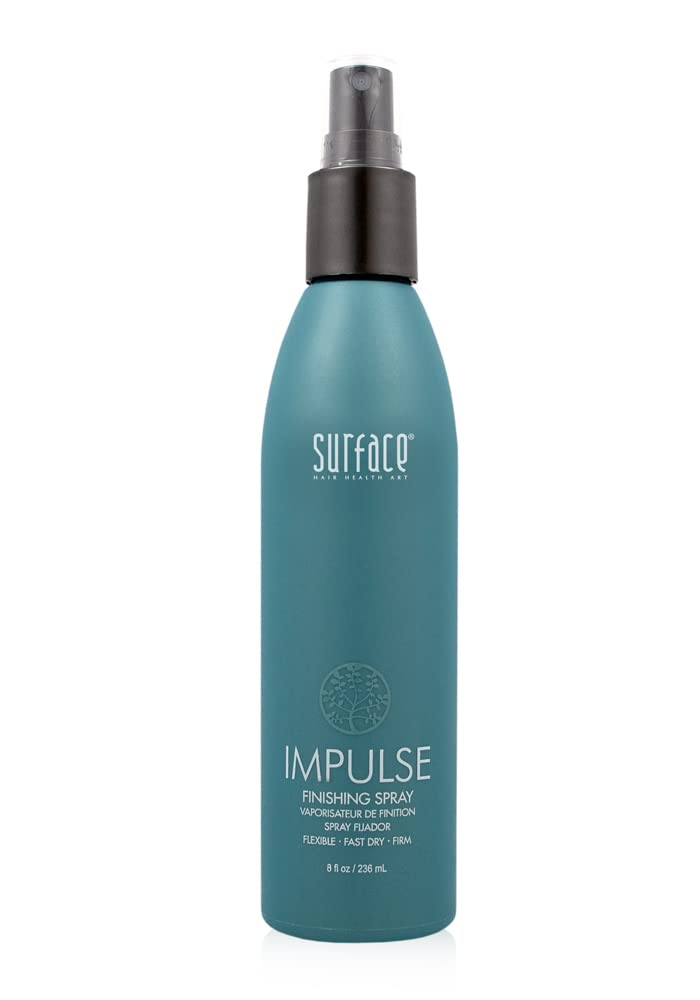 Surface Hair - Impulse Finishing Spray - Fast, Flexible Hold, Protects Thermal Styling - 8 fl oz