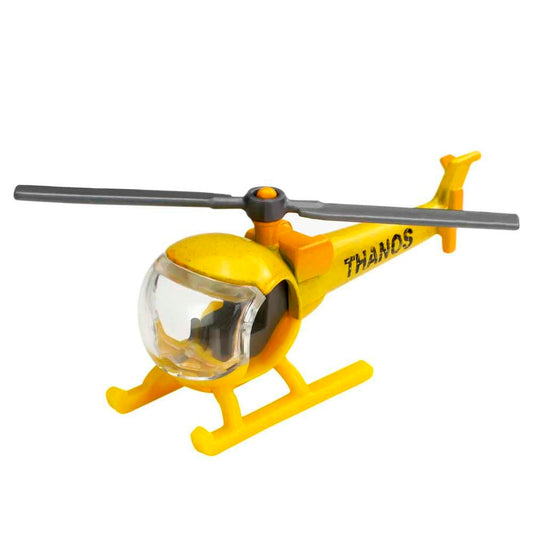 HOT WHEELS Thanos THANOSCOPTER Helicopter Model from Loki Premium HCP23 1/64 5 cm Scale