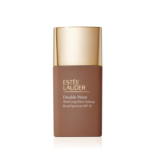 Estée Lauder Double Wear Sheer Matte Foundation SPF 19 | 12-Hour Wear, 1.0 Fl Oz, 7N1 Deep Amber