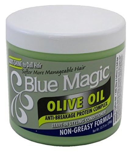 Blue Magic Olive Oil 13.75 Ounce Jar (406.6ml) (2 Pack)