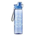 Religious With God All Things Are Possible Matthew 19:26 Water Bottle, 24 Ounce