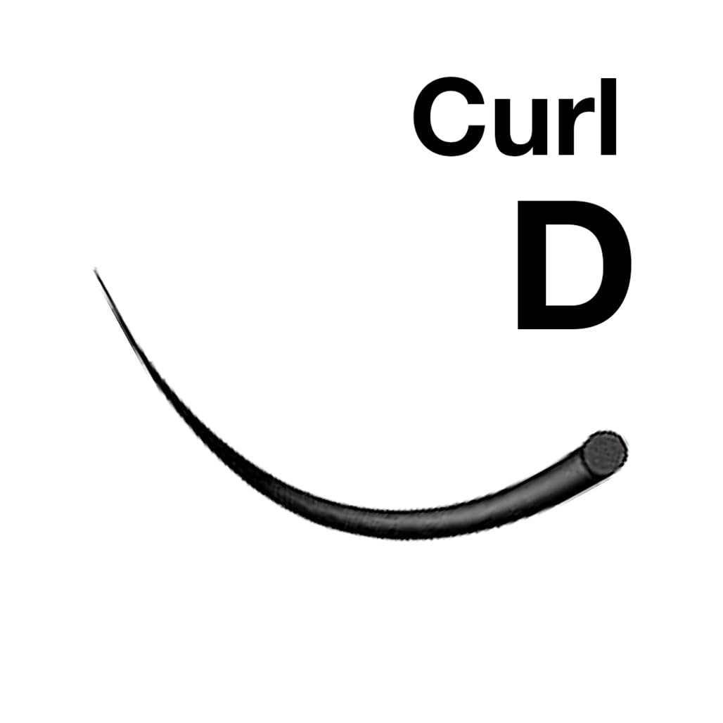 EMILYSTORES Eyelash Extension 0.05mm Thickness D Curl Length 10mm Individual Rapid Blooming Volume Eyelash For Easy Fan Lash Extensions, Flower