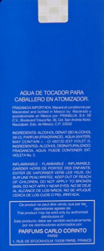 Carlo Corinto Eau de Toilette Spray, Concentree, 3.3 Ounce