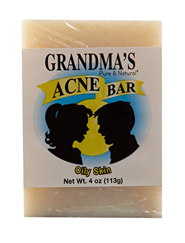 Grandma's Pure & Natural Acne Bar for Oily Skin 4 oz