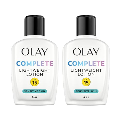 Olay Face Moisturizer, Complete with Sunscreen SPF 15, Daily Facial Lotion for Normal Skin, Lightweight Hydrating Broad Spectrum Sun Protection