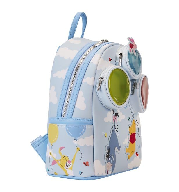 Loungefly Winnie the Pooh and Freiends Floating Balloons Mini Backpack | Disney Backpacks Standard