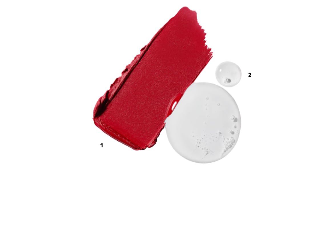 M.A.C Winters Kiss Mini Lip Duo - Red - Mini Retro Matte Lipstick Ruby Woo and Mini Lipglass Clear.