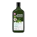 Avalon Organics Scalp Treatment Tea Tree Shampoo, 11 oz. (Pack of 2)