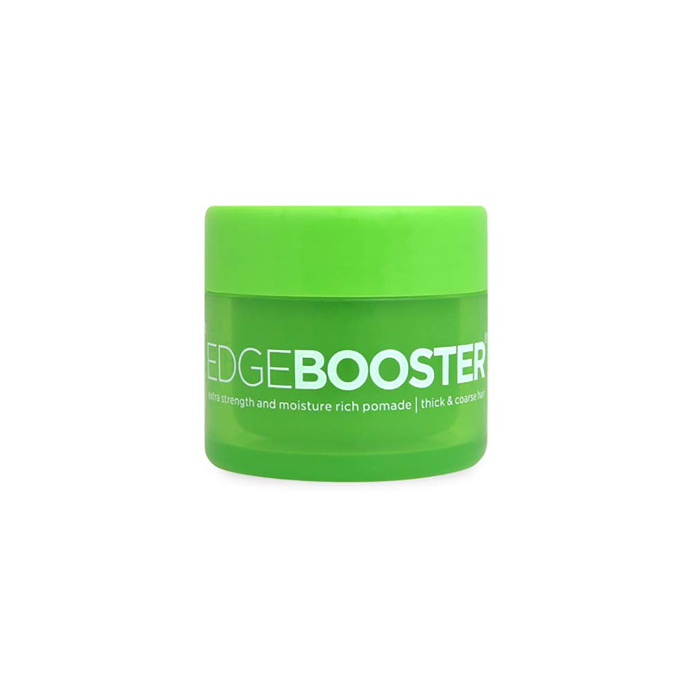 Style Factor Edge Booster Extra Strength and Moisture Rich Pomade 0.85oz Mini Travel Size (0.85oz, Pack of 1, Emerald)