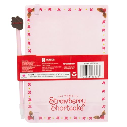 Strawberry Shortcake Journal Set – Diary Kit with Pen & Scented Stickers, Cute Stationery Gift for Girls, Perfect for Ages 8+