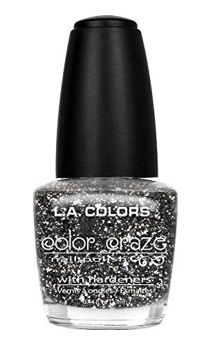L.A. COLORS Color Craze Nail Polish, Sparkling Diamonds CNP446