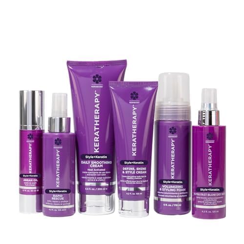 Ultra Fast Blow Dry Mist Perfect Blowout for Hair, 4.2 fl. oz., 125 ml - Keratin Infused Blow Dry Spray for Styling & Frizz-free Styling