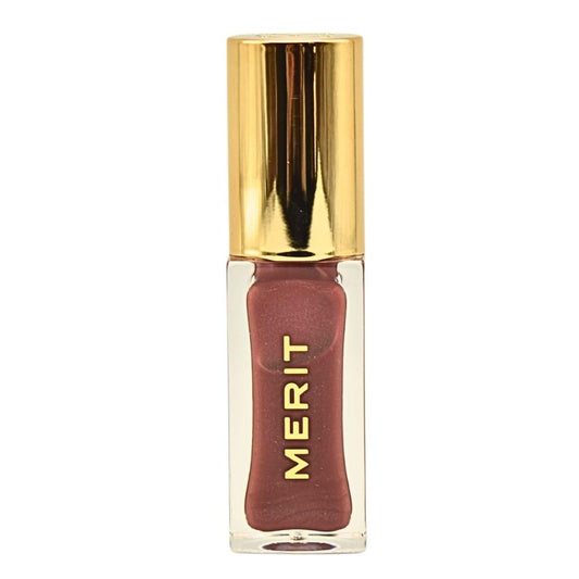 Merit Shade Slick Hydrating Tinted Lip Oil - Twin Set Mauve | Vegan Lip Gloss with Rosehip, Shea & Jojoba Oils for Moisturizing High-Shine Color Beauty & Personal Care Merit