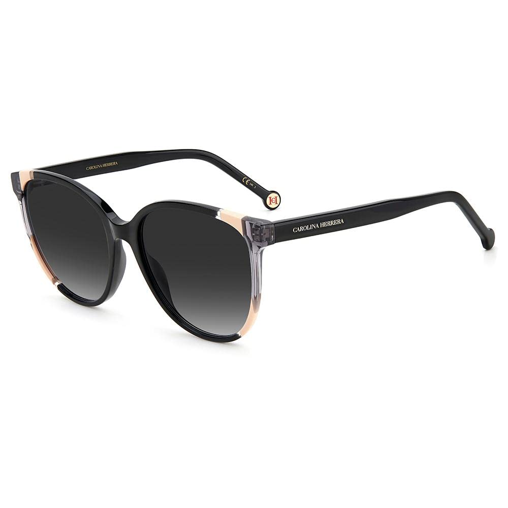 Carolina Herrera CH 0063/S BLACK NUDE/DARK GREY SHADED 58/17/145 women Sunglasses