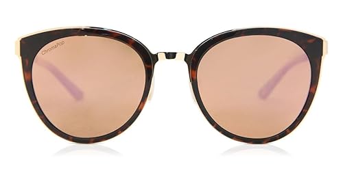Smith Somerset Lifestyle Sunglasses - Tortoise Rose Frame | ChromaPop Polarized Rose Gold Mirror Lens