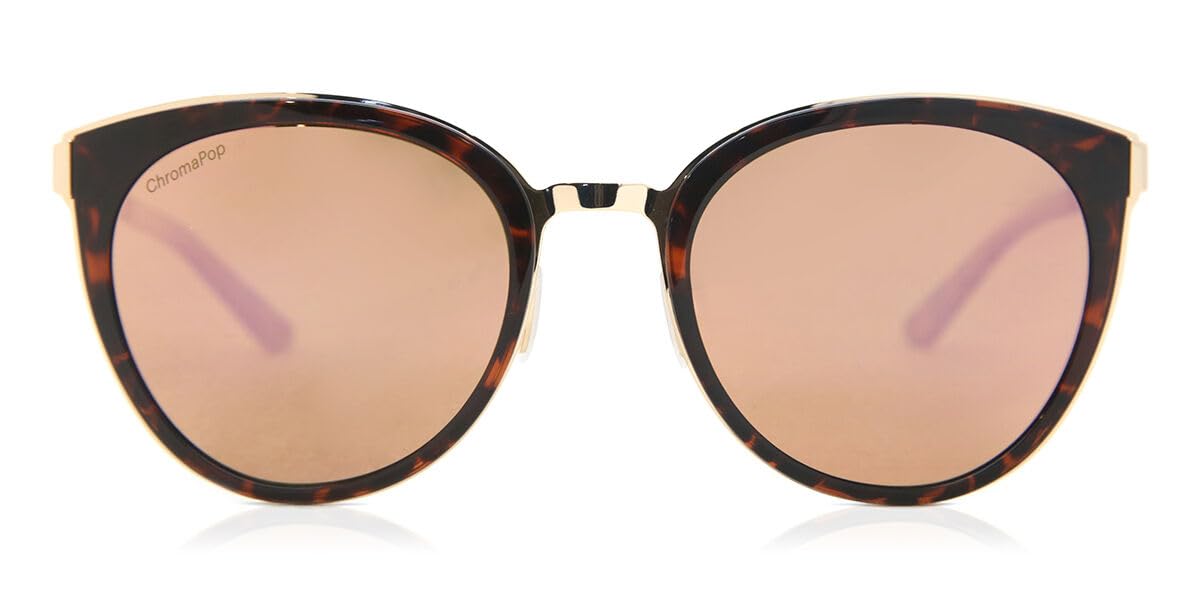 Smith Somerset Lifestyle Sunglasses - Tortoise Rose Frame | ChromaPop Polarized Rose Gold Mirror Lens