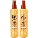 Garnier Whole Blends Hair Honey Milk 450F Heat Protectant Spray, For All Hair Types With Up To 100 Hrs of Frizz Control, 8.5 Fl Oz, 2 Count