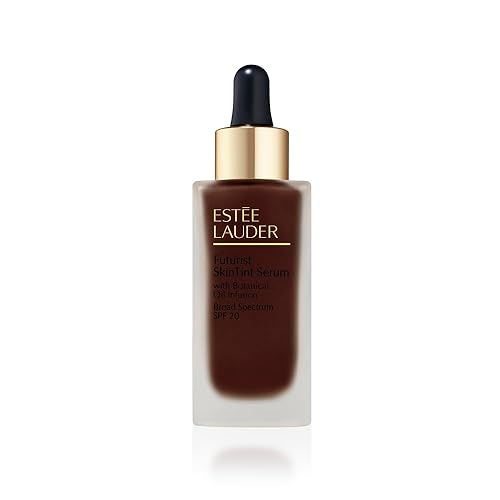 Estée Lauder Futurist Skin Tint Serum Foundation SPF 20 with Glycerin | Light Coverage, 1.0 Fl Oz, 8C2 Intense Java