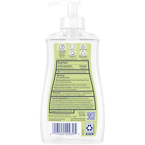 Dial Antibacterial Liquid Hand Soap, White Tea, 11 fl oz (Pack of 4)