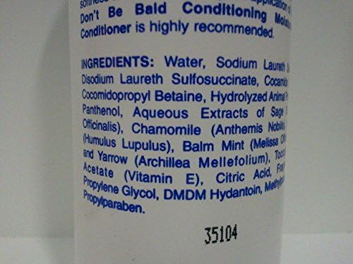 Baby Don't Be Bald] CONDITIONING MOISTURIZING SHAMPOO FOR SHINIER HAIR 8OZ