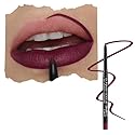 Runway Rogue Designer Liner Lip Pencil, Matte Rich Burgundy-Blackberry Lip Liner Pencil and Lip Liner Sharpener, ‘Throwback’