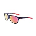 Nike CW4650-015 Endure M Sunglasses Matte Gridiron Frame Color, Grey with Pink Mirror Lens Tint