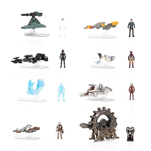 Star Wars Micro Galaxy Squadron Anakin's Jedi Interceptor (Armada Edition) Mystery Bundle - 3-Inch and 2.5-Inch Vehicles with Accessories (Amazon Exclusive)