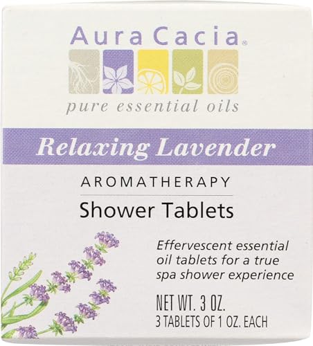 Aura Cacia Aromatherapy Shower Tablets, Relaxing Lavender 3 ea (Pack of 2) Beauty and Personal Care Aura Cacia