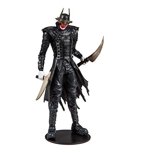McFarlane Toys DC Multiverse Batman Who Laughs Action Figure with Build-A Rebirth Batmobile (Piece 3)