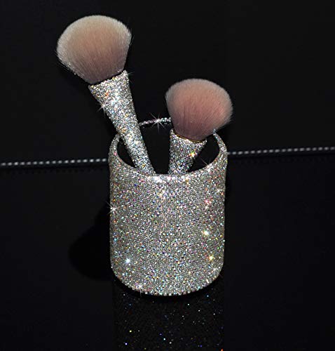 Bestbling Bling Rhinestone Large Mineral Powder Brush Makeup Brush Cosmetic Brush Foundation brush Perfect For Large Coverage Powder Bronzer Blush