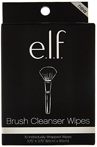 e.l.f. Brush Cleaner Wipes, 10 Count (Pack of 4)