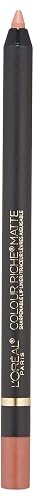 L'Oreal Paris Colour Riche Matte Lip Liner, Matte-Stermind, 0.04 oz. Beauty & Personal Care L'Oreal Paris