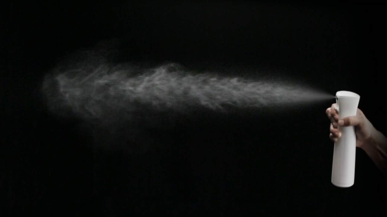 MJDFS Stylist Airless Aerosol Refillable water sprayer 6oz Pretty Princess white