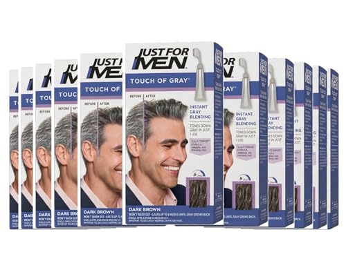 JUST FOR MEN Touch of Gray Hair Treatment T-45 Dark Brown, 1 Each (Pack of 11)