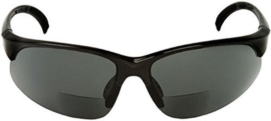 Pink Ribbon Shades Sport Wrap Bifocal Sunglasses - Outdoor Reading/Activity Sunglasses (Black, 1.75 x)