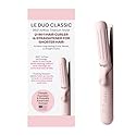 L'ANGE HAIR Le Duo Standard 360° Airflow Styler | 2-in-1 Curling Wand & Titanium Flat Iron Hair Straightener | Professional Hair Curler with Cooling