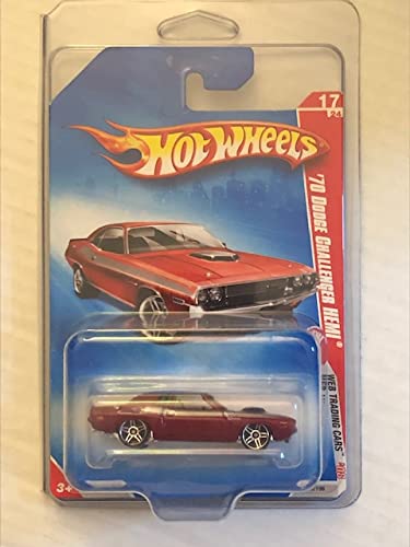 2008 Hot Wheels Web Trading Cars Burgundy '70 Dodge Challenger HEMI w/ PR5s (17 of 24) #93/196