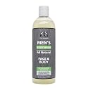 Okay men's all natural body & face wash 16 fluid ounce, Yellow, 16 Fluid Ounce