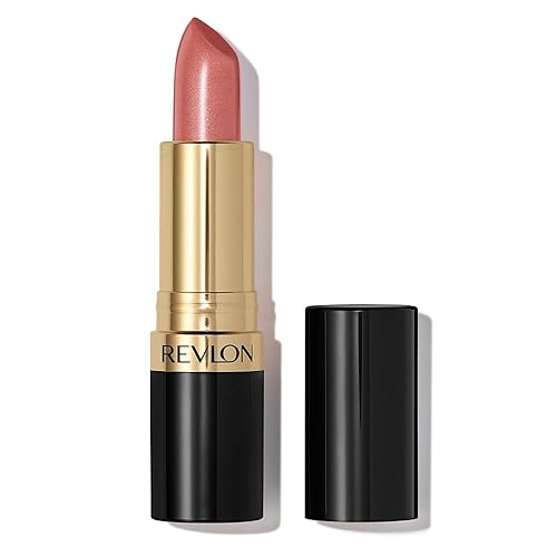 Revlon Super Lustrous Lipstick, Creamy Formula For Soft, Fuller-Looking Lips, Moisturized Feel, 801 After Glow, 0.15 oz