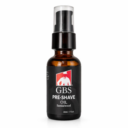 G.B.S Pre-Shave Oil for Sensitive Skin, Sandalwood, 1-Oz (3) Beauty and Personal Care G.B.S