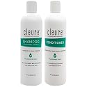 Cleure Shampoo and Conditioner Set Sulfate Free, Fragrance Free for Sensitive Skin - Volumizing Shampoo & Hydrating Conditioner (12 Oz each, Pack