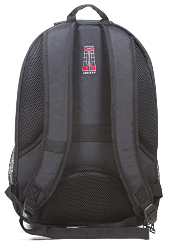Dejuno Dejuno Commuter Backpack Checkpoint-friendly 15.6" Laptop Pocket - Black Laptop Backpack, Black